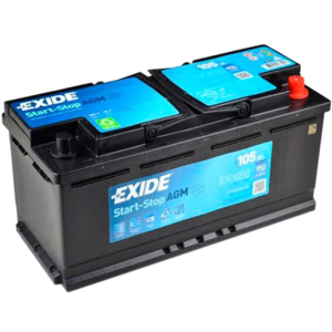 Автомобильный аккумулятор Exide AGM 6СТ-105 (EK1050) 105 Ач (-/+) Euro 950 А (EK1050) ТОП в Житомире