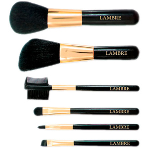 Набор из 6 кистей Lambre Brush Set для макияжа в футляре (3760106022388) ТОП в Житомире