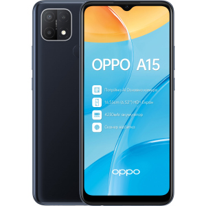 Мобильный телефон OPPO A15 2/32GB Dynamic Black лучшая модель в Житомире