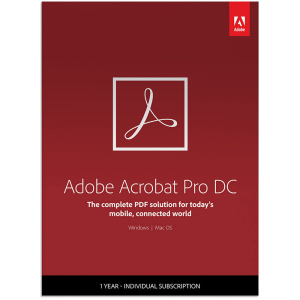 купити Adobe Acrobat Pro DC для команд. Ліцензія для комерційних організацій та приватних користувачів, річна передплата (VIP Select передплата на 3 роки) на одного користувача в межах замовлення від 50 до 99