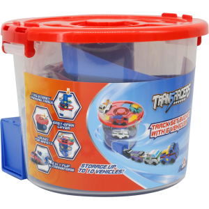 Игрушка TransRacers Автотрек-ведро с машинками 6 штук (TOYSYW463883) в Житомире