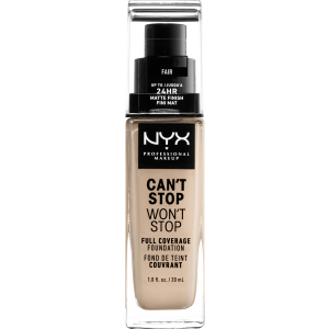 купить Жидкая тональная основа NYX Professional Makeup Can`t Stop Won`t Stop 24-Hour Foundation 1.5 Fair 30 мл (800897181246)