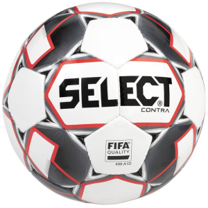 Мяч футбольный Select Contra FIFA (014) №4 White-Red (5703543200702) лучшая модель в Житомире