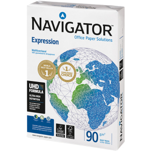 Папір Navigator Expression А4 90 г/м² клас А 500 аркушів Білий (5602024005013) краща модель в Житомирі