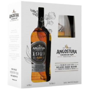 Ром Angostura 1919 0.7 л 40% в коробці + 2 склянки (0075496332904) краща модель в Житомирі