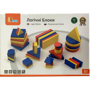 Навчальний набір Viga Toys Логічні блоки Дьєнеша (56164U) в Житомирі