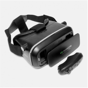 3D VR Окуляри Shinecon VRB01 Virtual Reality з пультом Original Black (00504)