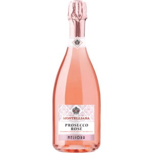 Ігристе вино Montelliana Meliora Prosecco Rose Millesimato рожеве екстра сухе 0.75 л 11% (8000555000427)