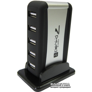 Хаб USB Lapara 7 портов USB 2.0 с блоком питания (LA-UH7315) в Житомире