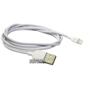 Кабель синхронизации JCPAL MFI USB to Lightning для Apple iPhone 1 м White (JCP6022) лучшая модель в Житомире