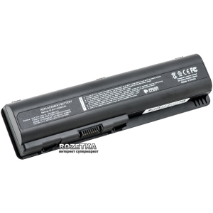 Аккумулятор PowerPlant для HP Pavilion DV4 Black (10.8V/5200mAh/6Cells) (NB00000025) в Житомире