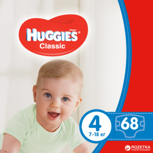 хороша модель Підгузки Huggies Classic 4 Mega 68 шт. (5029053543154)