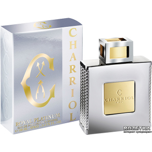 Парфюмированная вода для мужчин Charriol Royal Platinum Eau de Parfum Pour Homme 100 мл (3331437130037)