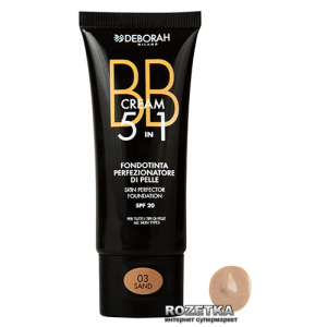 Тональний крем Deborah BB Cream SPF20 зволожуючий 03 Sand (8009518135725) в Житомирі