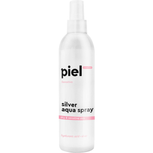 Зволожуючий спрей для обличчя для сухої та чутливої ​​шкіри Piel Silver Aqua Spray 250 мл (4823015904288) ТОП в Житомирі