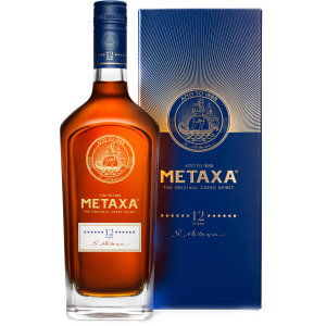 Бренді Metaxa 12*0.7 л 40% у подарунковій упаковці (5202795150099_5202795150297) в Житомирі