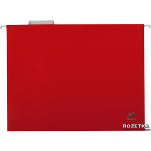 Подвесной файл Buromax А4, пластиковый 12 шт Красный (BM.3360-05) ТОП в Житомире