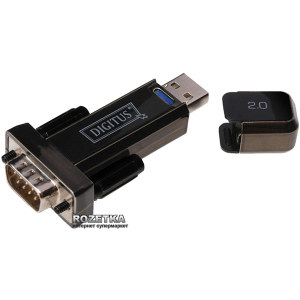 Адаптер Digitus USB to RS232 Black (DA-70156) надежный