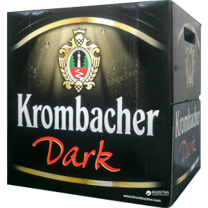 хороша модель Упаковка пива Krombacher Dark темне фільтроване 4.7% 0.5 л x 12 шт (4008287909739)