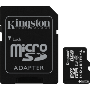 Kingston MicroSDHC 8GB Class 10 UHS-I + SD адаптер (SDCIT/8GB) в Житомире