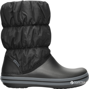 Дутики Crocs Jibbitz Winter Puff Boot 14614-070-W10 41-42 26.3 см Чорні (883503941168) краща модель в Житомирі