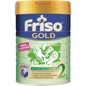 Суміш суха молочна Friso Gold 2 LockNutri для дітей з 6 до 12 місяців 800 г (8716200722797) краща модель в Житомирі