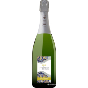 Вино игристое Mirame Cava белое полусухое 0.75 л 11.5% (8426998267515) надежный