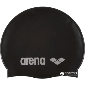 Шапочка для плавання Arena Classic Silicone 91662-55 Black (3468333887410) ТОП в Житомирі