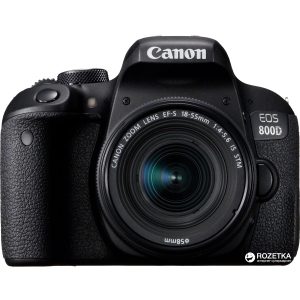 Фотоаппарат Canon EOS 800D 18-55mm IS STM Black (1895C019) Официальная гарантия! в Житомире