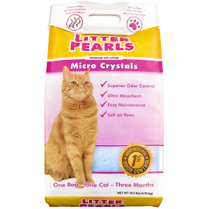 Наполнитель для кошачьего туалета Litter Pearls Micro Crystals Кварцевый впитывающий 4.7 кг 10.8 л 10610 (633843106105) ТОП в Житомире