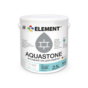 Фасадный лак Aquastone для камня "ELEMENT" 2.5 л в Житомире