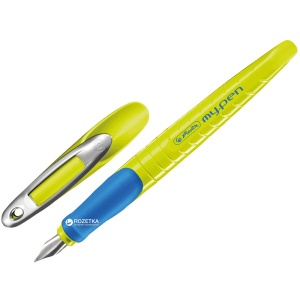 Ручка перова для правши Herlitz My.Pen Lemon-Blue Синя Лимонний корпус (10999779) в Житомирі