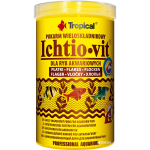 Корм Tropical Ichtio-vit для акваріумних риб у пластівцях 1 л (5900469770061) краща модель в Житомирі