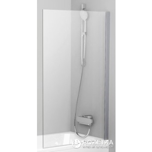 Шторка для ванны RAVAK PVS1-80 Satin+Glass Transparent 79840U00Z1 в Житомире