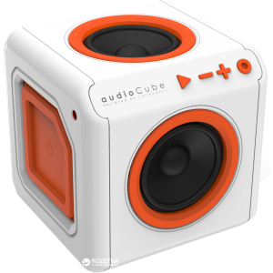 Акустична система Allocacoc audioCube Portable White/Orange (3902/EUACPT) краща модель в Житомирі