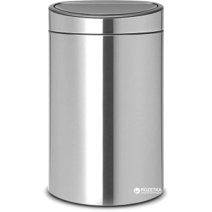 Відро для сміття Brabantia Pedal Bin 40 л Matt Steel (114809) надійний