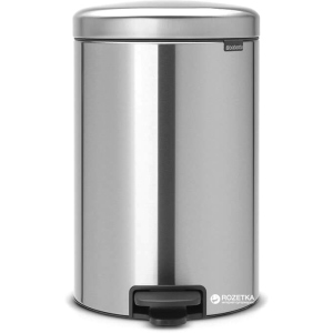 Відро для сміття Brabantia Pedal Bin 20 л Matt Steel (111907)