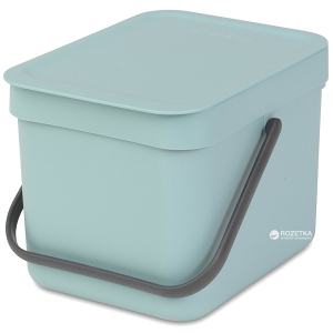 Ведро для мусора Brabantia Sort&Go 6 л Mint (109645)