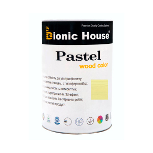 хорошая модель Краска для дерева PASTEL Wood Color Bionic-House 0,8л Фисташковый Р211