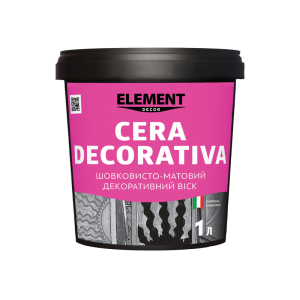 Декоративний воск CERA DECORATIVA ELEMENT DECOR 1 л ТОП в Житомире