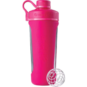 Шейкер BlenderBottle Radian Glass з кулькою 820 мл Рожевий (Glass_Pink) краща модель в Житомирі