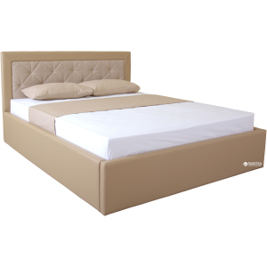 Двуспальная кровать Eagle Irma Lift 160 x 200 Beige (E2417)