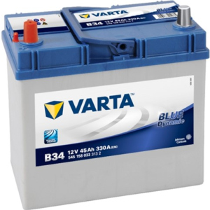 Автомобильный аккумулятор Varta Blue Dynamic 45А (+/-) ASIA B34 (330EN) (545158033) рейтинг