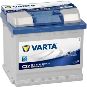 Автомобільний акумулятор Varta Blue Dynamic 52А Єв (-/+) C22 (470EN) (552400047) в Житомирі