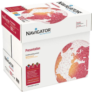 купити Набір офісного паперу Navigator Presentation A4 100 г/м2 клас A 2500 листів Білої (5602024530249)