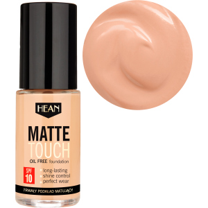 Основна основа Hean Matte Touch foundation 003 теплий бежевий 30 мл (5907474472317) краща модель в Житомирі