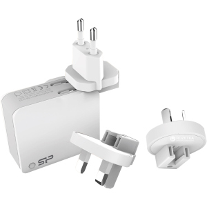 Зарядное устройство Silicon Power WC102P 2 USB 2.4 A White ТОП в Житомире