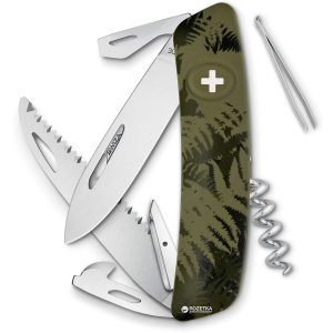 Швейцарский нож Swiza C05 Olive fern (KNI.0050.2050) надежный