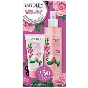 Набір для жінок Yardley English Rose Hand Wash and Hand Cream 50 мл + 250 мл (5056179301900) краща модель в Житомирі