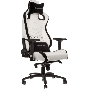 Крісло геймерське NOBLECHAIRS Epic Series White/Black (NBL-PU-WHT-001) рейтинг